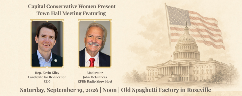 Sept 19 Town Hall with Rep Kevin Kiley – Heading